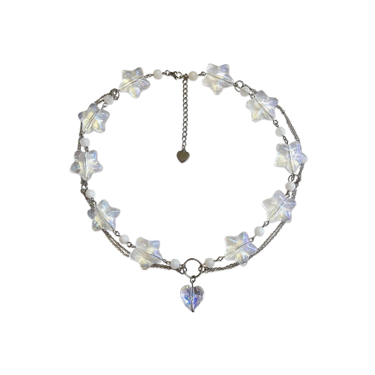 ETHEREAL DREAMS CRYSTAL HEART NECKLACE