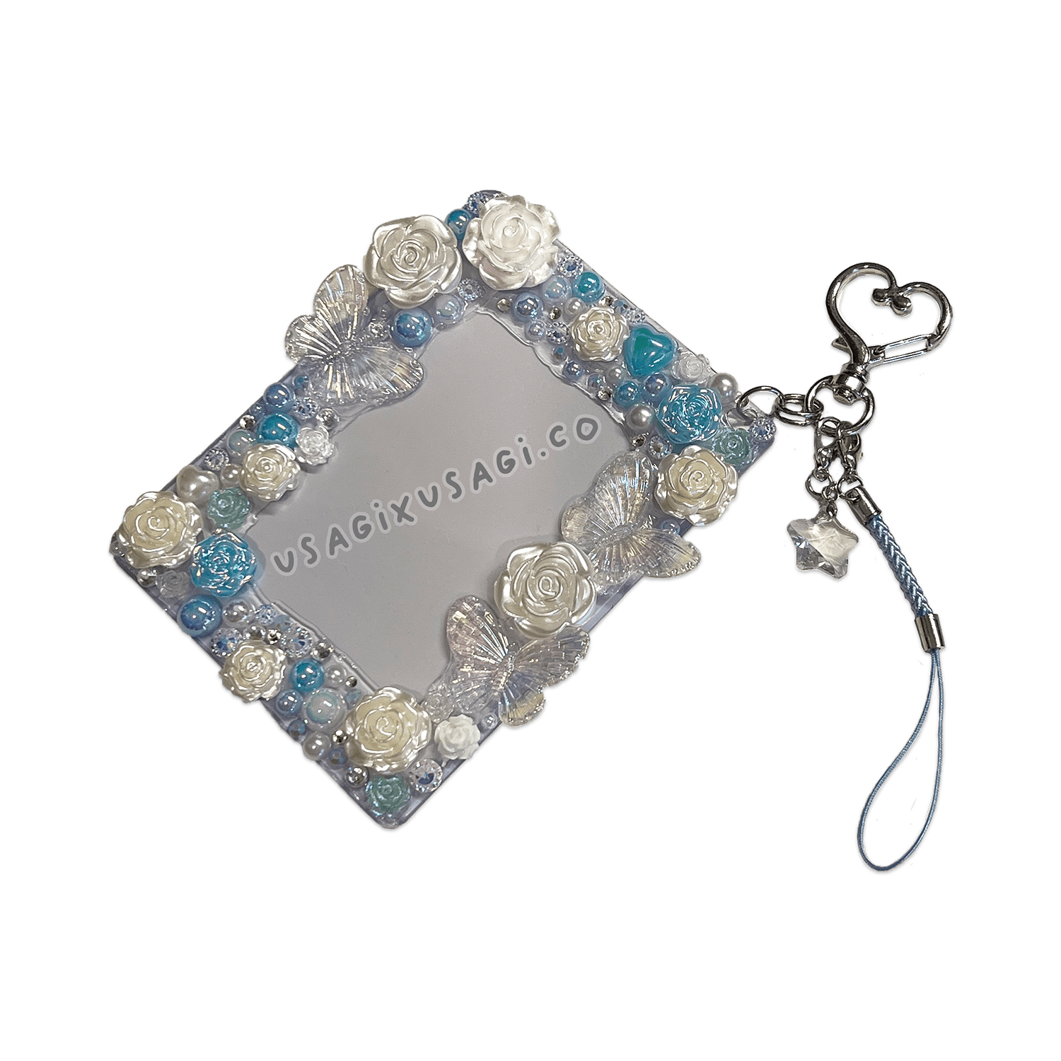 FAIRY GARDEN { PEARLY WHITE + BLUE } DECODEN TOPLOADER - Usagi x Usagi, LLC - Accessories