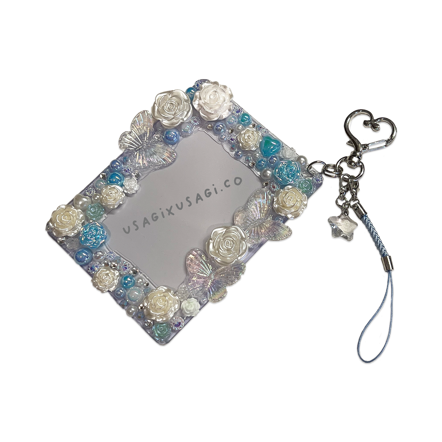 FAIRY GARDEN { PEARLY WHITE + BLUE } DECODEN TOPLOADER