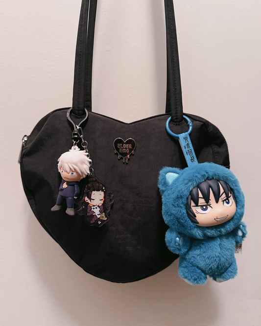 CURSED CULT KING ACRYLIC KEYCHAIN — kawaii Keychains by Usagi x Usagi, LLC, cute decorative accessory