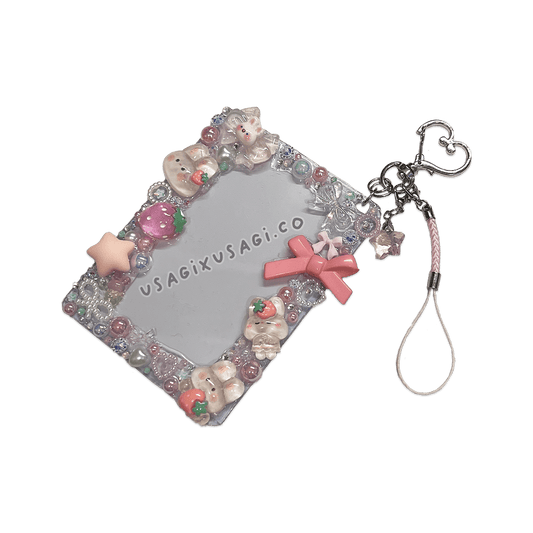 GLITTER STRAWBUNNY DECODEN TOPLOADER - Usagi x Usagi, LLC - Accessories