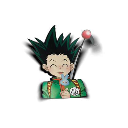 GON EATING ICE CREAM VINYL STICKER { HxH } - Usagi x Usagi, LLC - Stickers