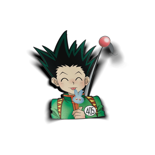 GON EATING ICE CREAM VINYL STICKER { HxH } - Usagi x Usagi, LLC - Stickers