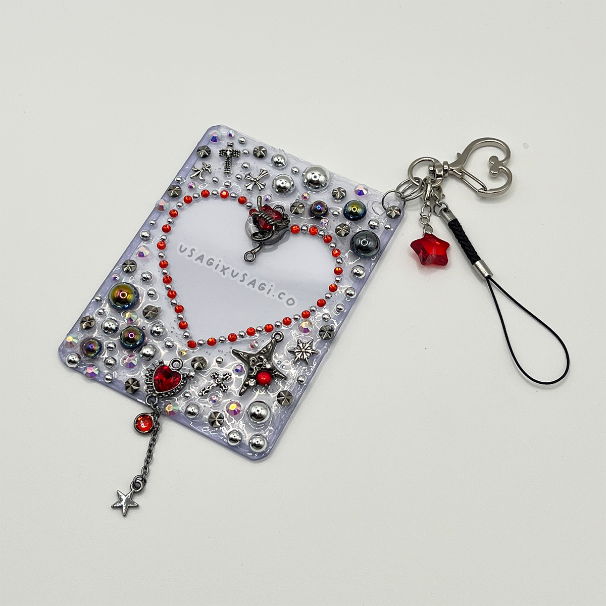 DARK GOTHIC LOVE HEART FRAME DECODEN TOPLOADER
