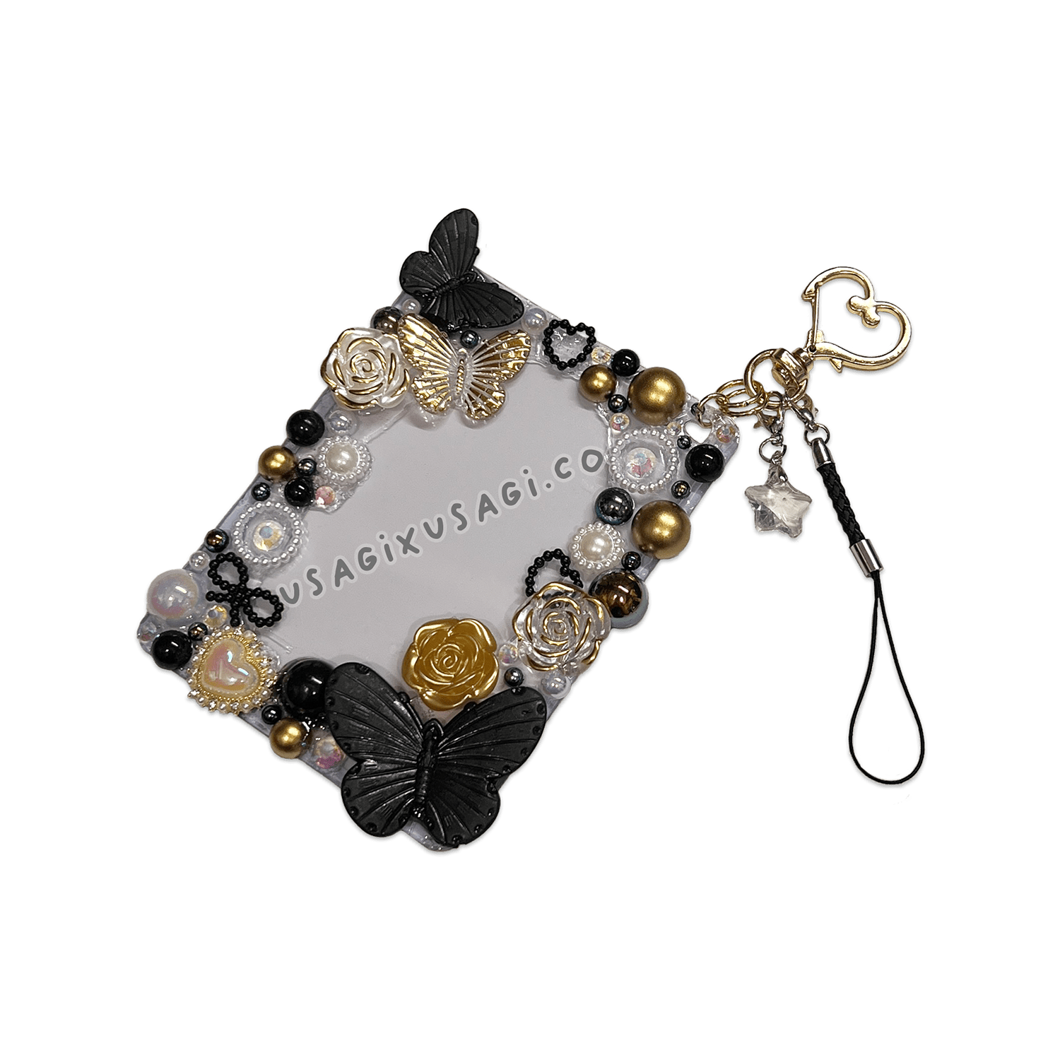 GOTHIC LOLITA GARDEN { BLACK & GOLD } DECODEN TOPLOADER - Usagi x Usagi, LLC - Accessories