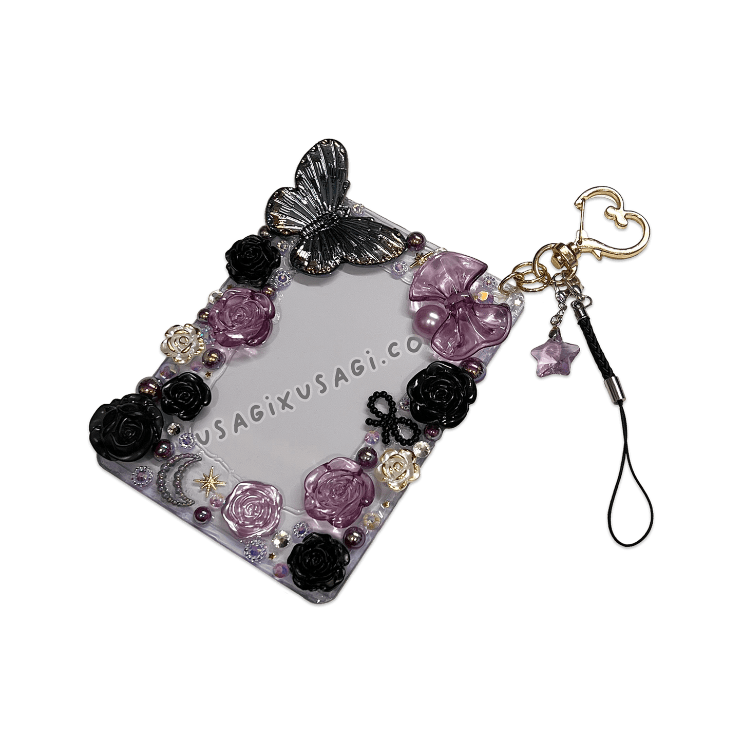 GOTHIC LOLITA GARDEN { PURPLE & BLACK } DECODEN TOPLOADER - Usagi x Usagi, LLC - Accessories