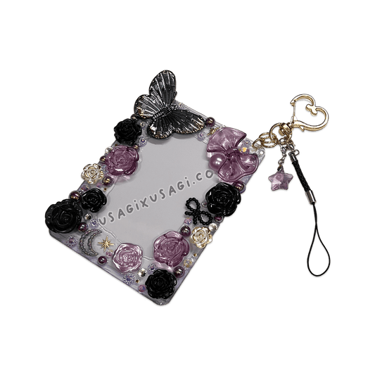 GOTHIC LOLITA GARDEN { PURPLE & BLACK } DECODEN TOPLOADER - Usagi x Usagi, LLC - Accessories