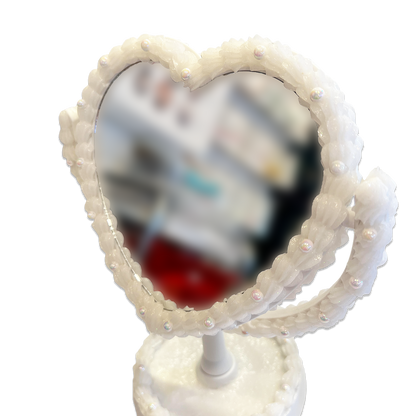 STRAWBERRIES & CREAM HEART WHIPPED DECODEN MIRROR