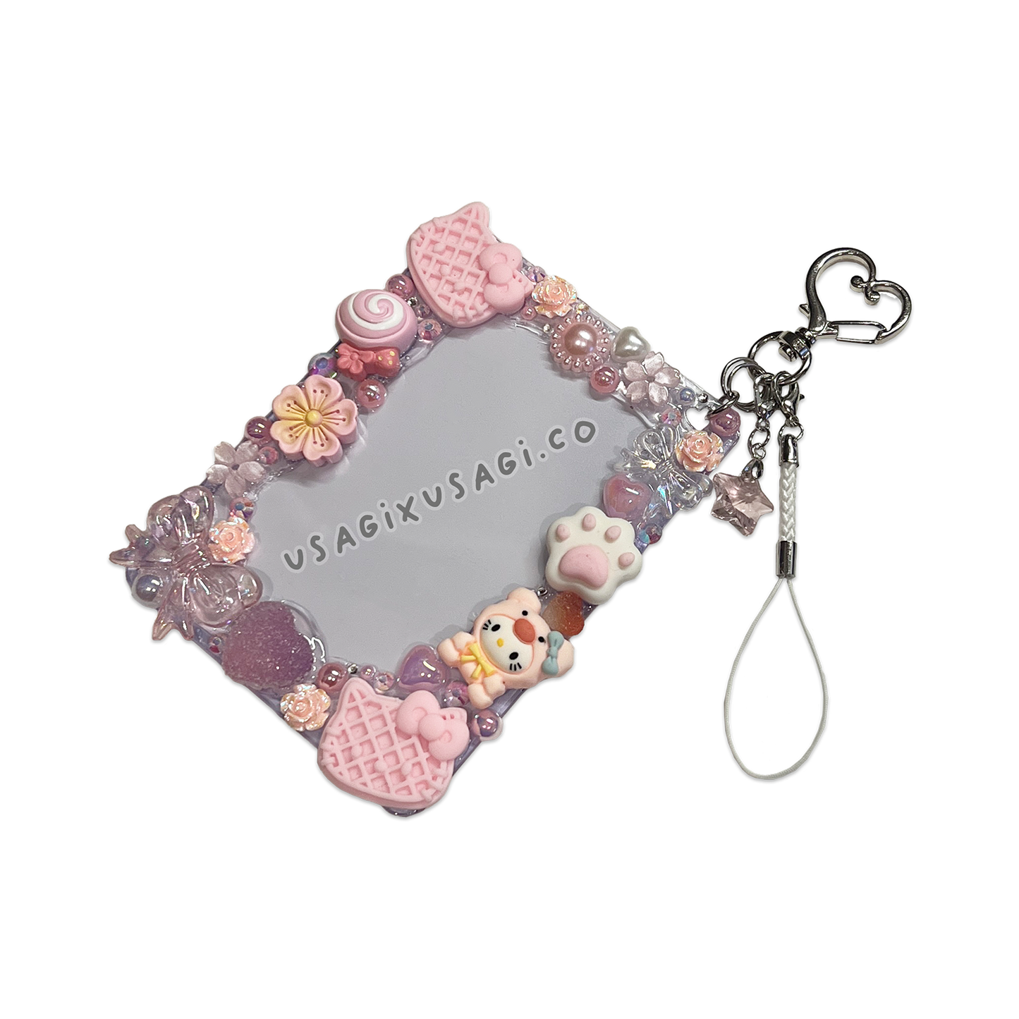 PINK WAFFLE KITTY GARDEN DECODEN TOPLOADER