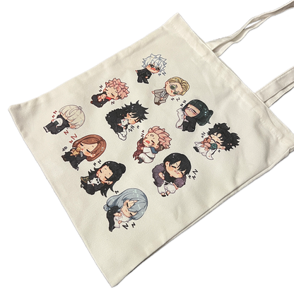 SLEEPY CURSED FRIENDS TOTE BAG { UPDATED }