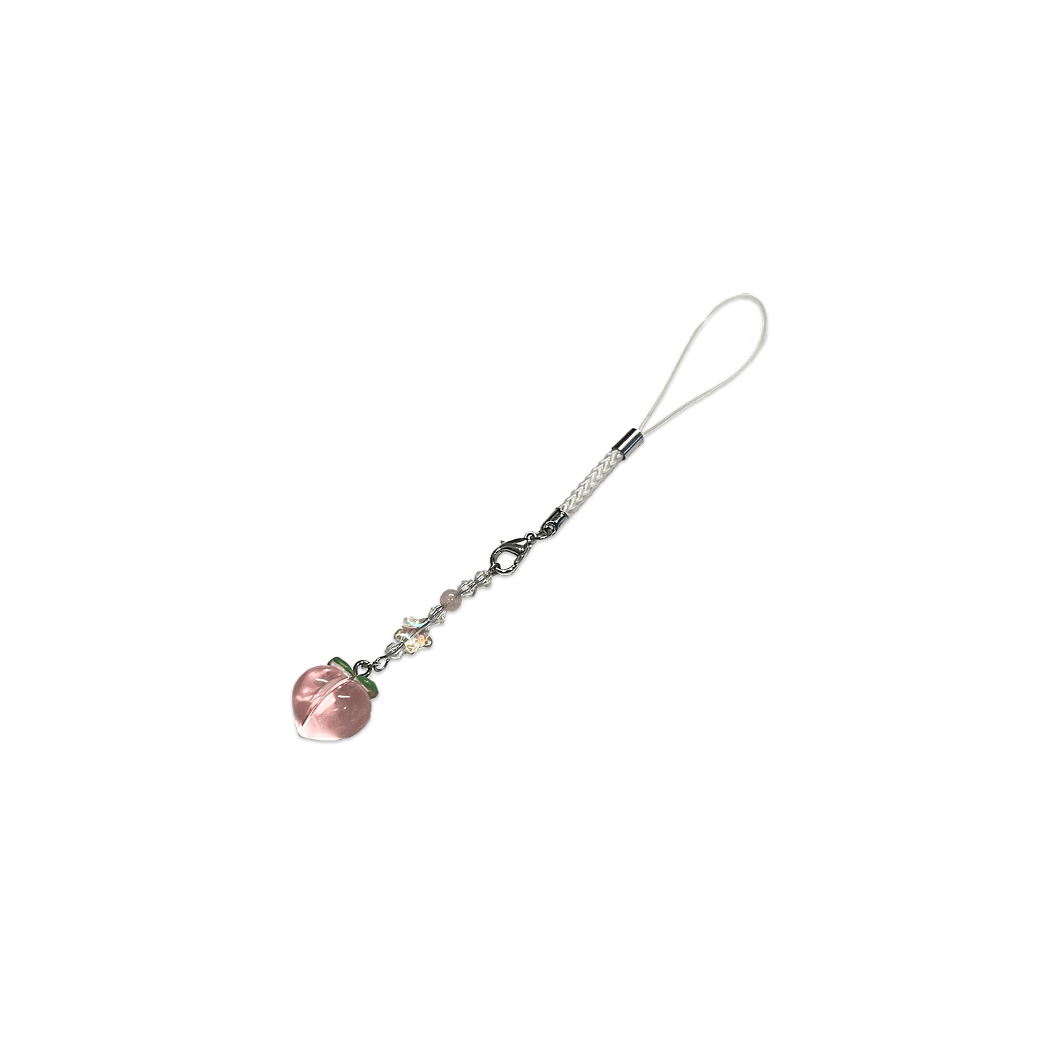 JUST PEACHY PHONE CHARM - Usagi x Usagi, LLC - Keychains