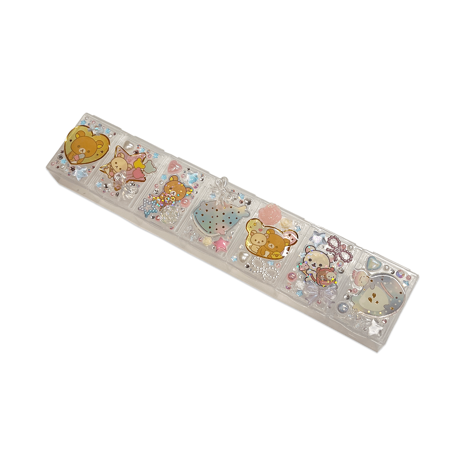KAWAII BEAR FRIENDS DECODEN TRINKET BOX - WEEKLY ( 7 DAYS ) - Usagi x Usagi, LLC - Accessories
