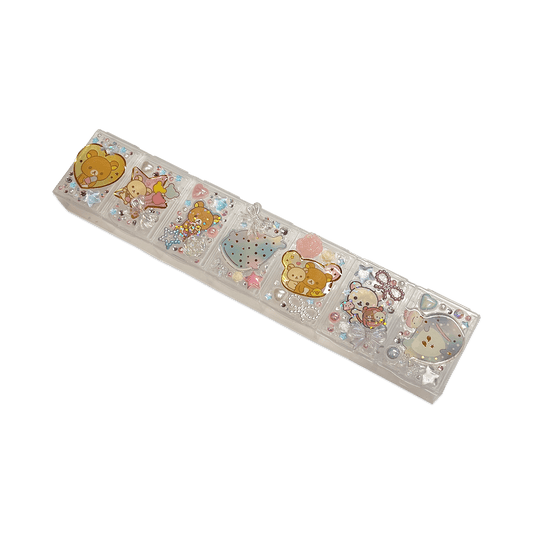 KAWAII BEAR FRIENDS DECODEN TRINKET BOX - WEEKLY ( 7 DAYS ) - Usagi x Usagi, LLC - Accessories