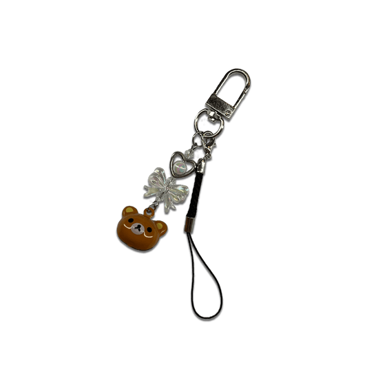 KUMA BELL { BROWN BEAR } SPECIALTY KEYCHAIN - Usagi x Usagi, LLC - Keychains