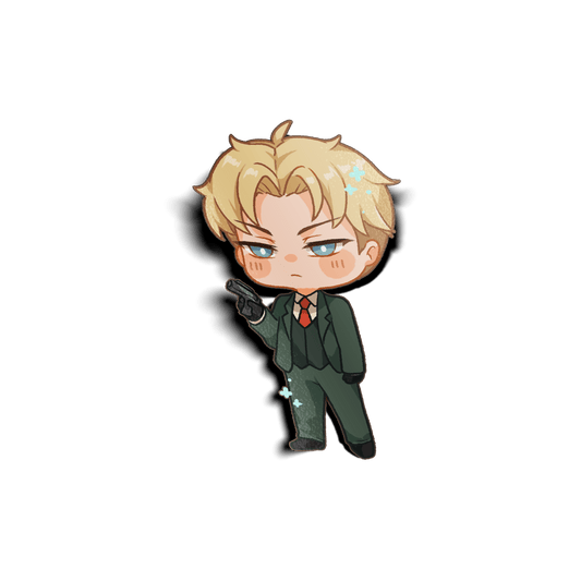 LOID FORGER CHIBI MINI STICKER { SPY X FAMILY } - Usagi x Usagi, LLC - Stickers