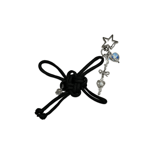 LUCKY KNOT { BLACK } SPECIALTY KEYCHAIN - Usagi x Usagi, LLC - Keychains