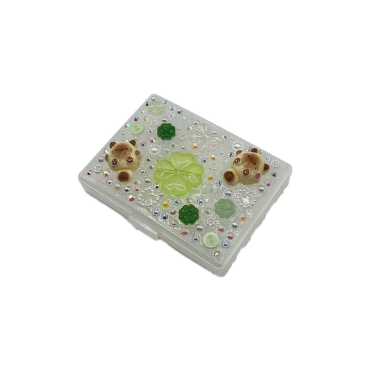 LUCKY KITTY CHARM TRINKET BOX - ADJUSTABLE POCKETS