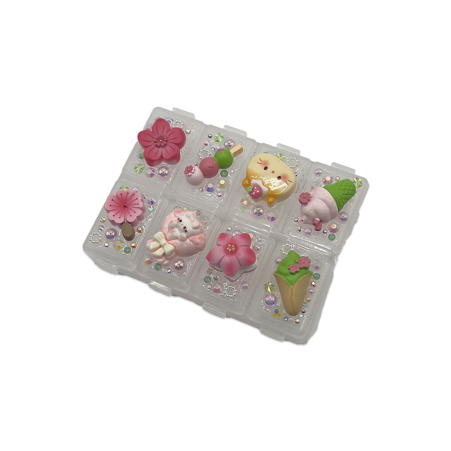 MATCHA BABY TRINKET BOX - 8 POCKETS