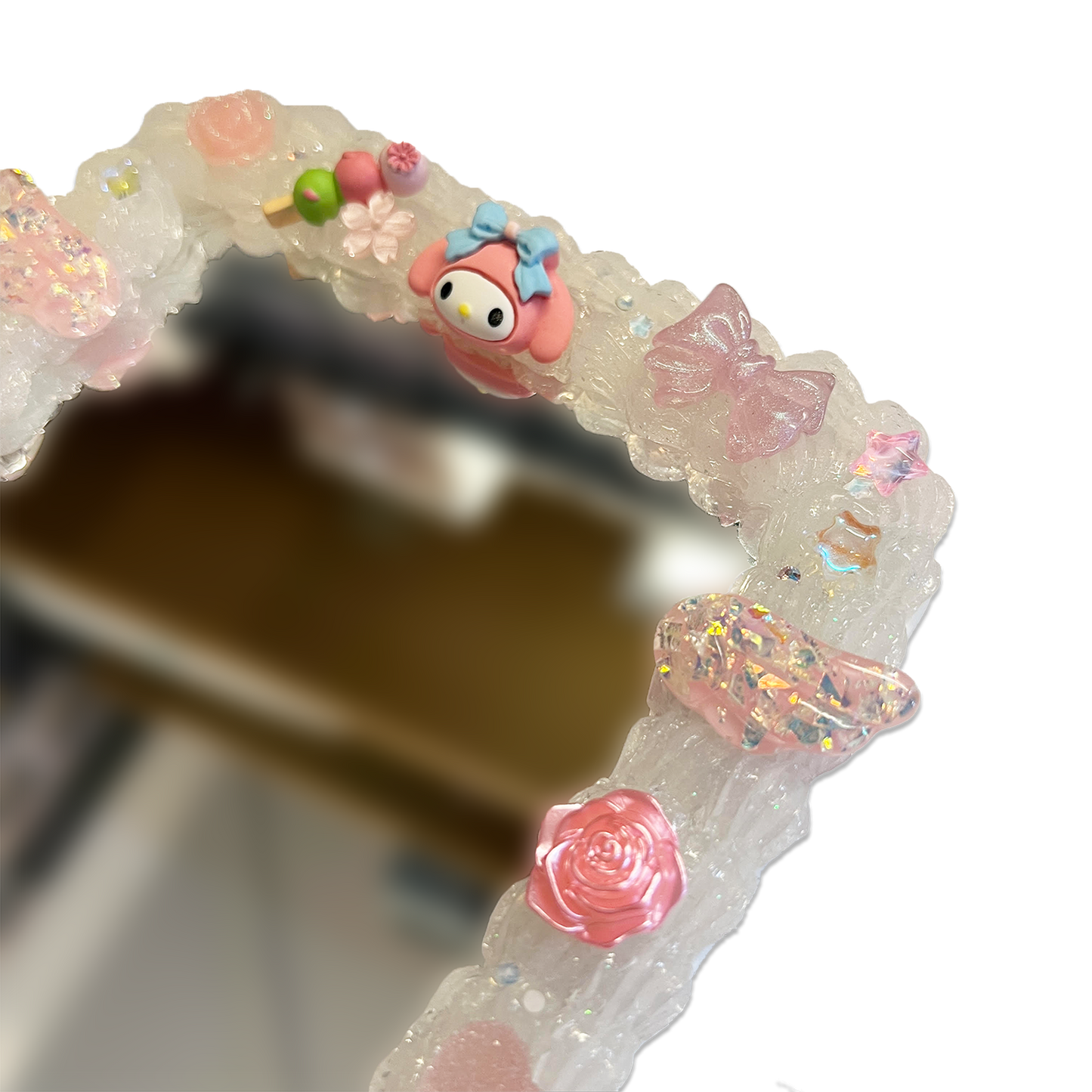 PINK BUNNY WHIPPED DECODEN MIRROR