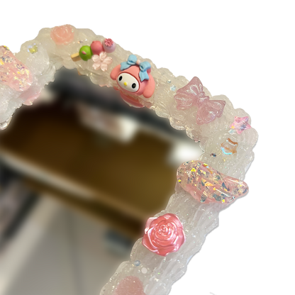 PINK BUNNY WHIPPED DECODEN MIRROR