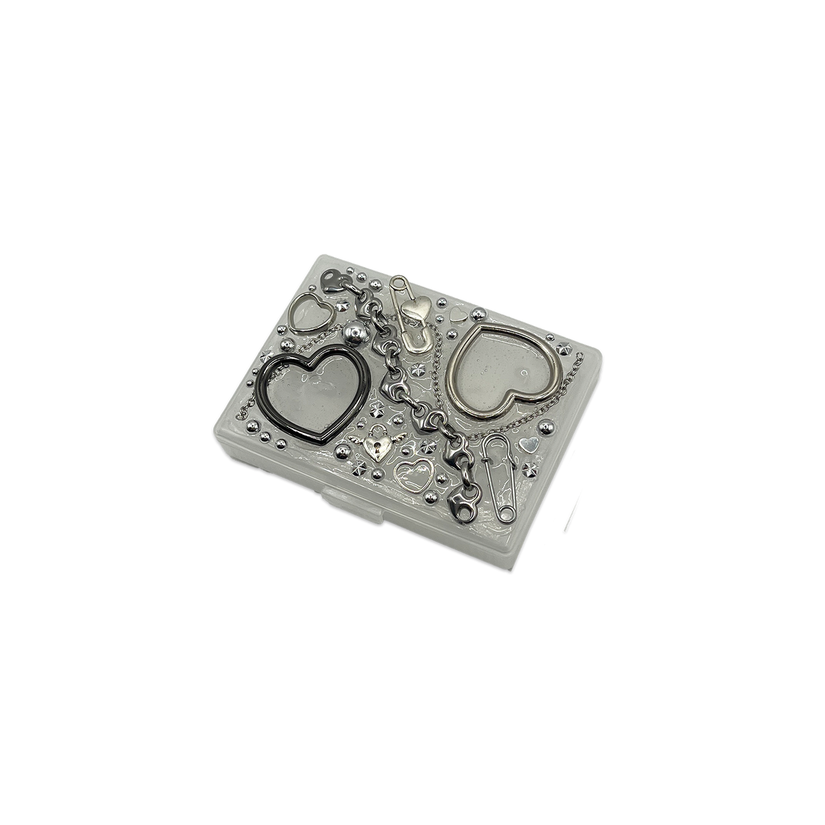 METAL LOVE LINK DECODEN TRINKET BOX - ADJUSTABLE POCKETS