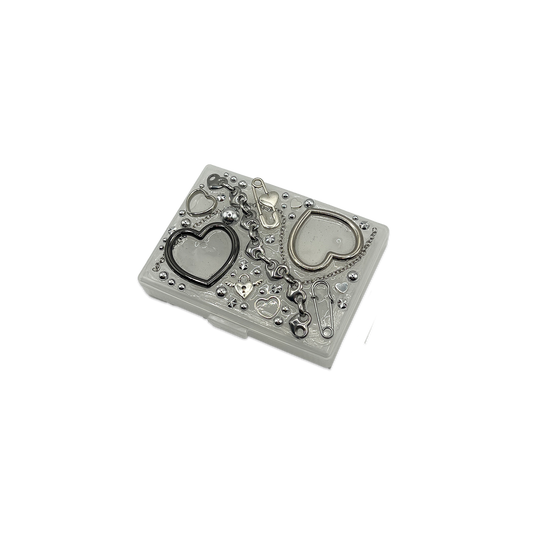 METAL LOVE LINK DECODEN TRINKET BOX - ADJUSTABLE POCKETS