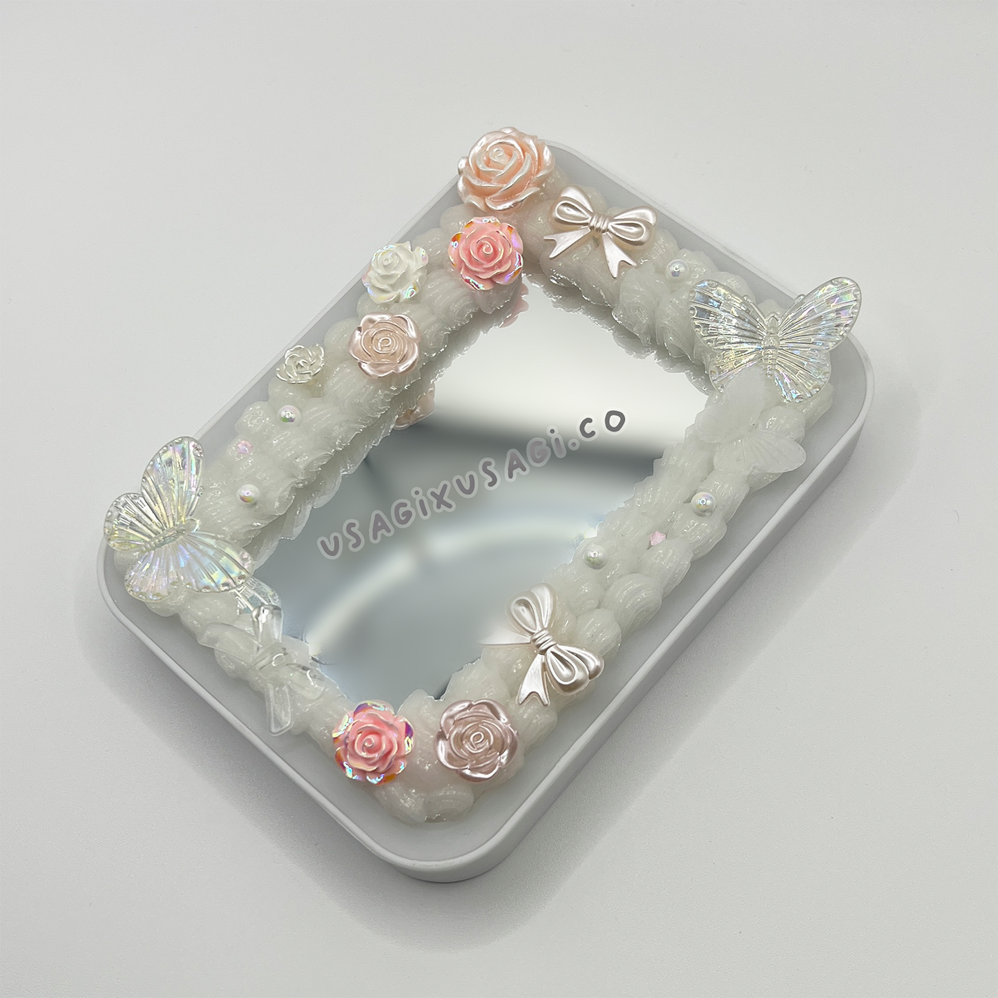 ENCHANTED FAIRY GARDEN LED WHIPPED DECODEN VANITY MIRROR