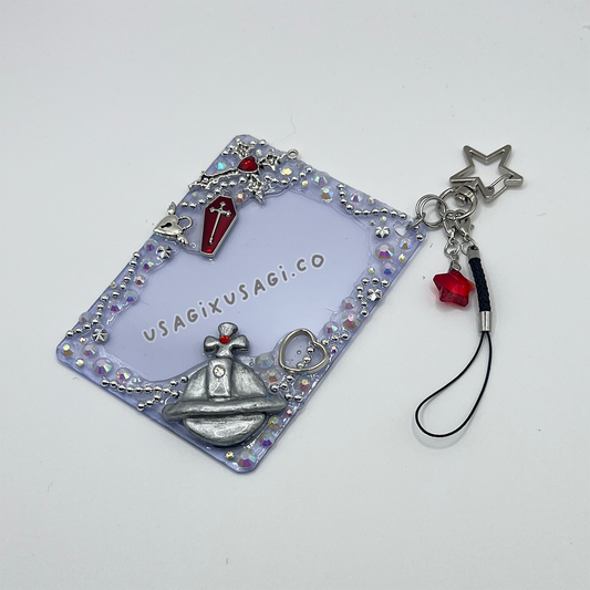 GOTH BESTIE { SILVER CHROME } - RED DECODEN TOPLOADER