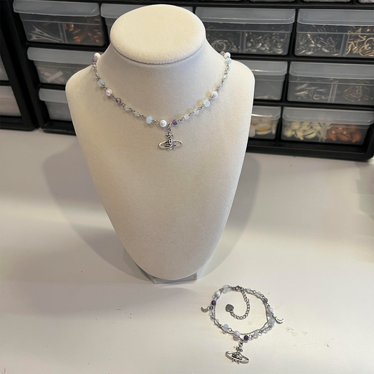 NANA OSAKI { NANA-INSPIRED } NECKLACE & BRACELET - JEWELRY SET