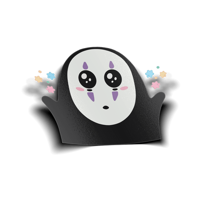 NO FACE PEEKER VINYL STICKER - Usagi x Usagi, LLC - Stickers