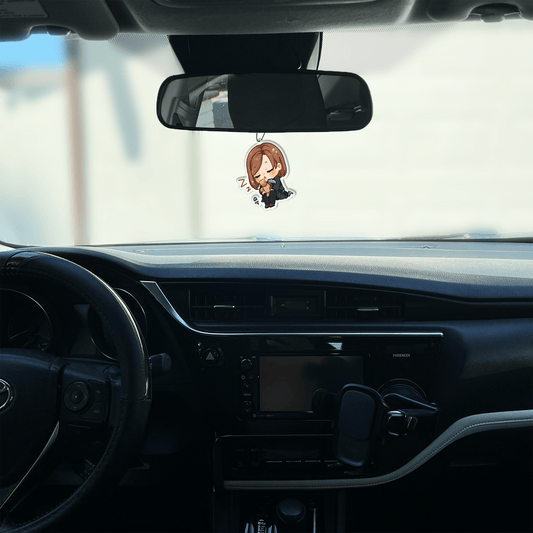 NOBARA KUGISAKI CAR AIR FRESHENER { JUJUTSU KAISEN } - LAVENDER - Usagi x Usagi, LLC - Air Freshener