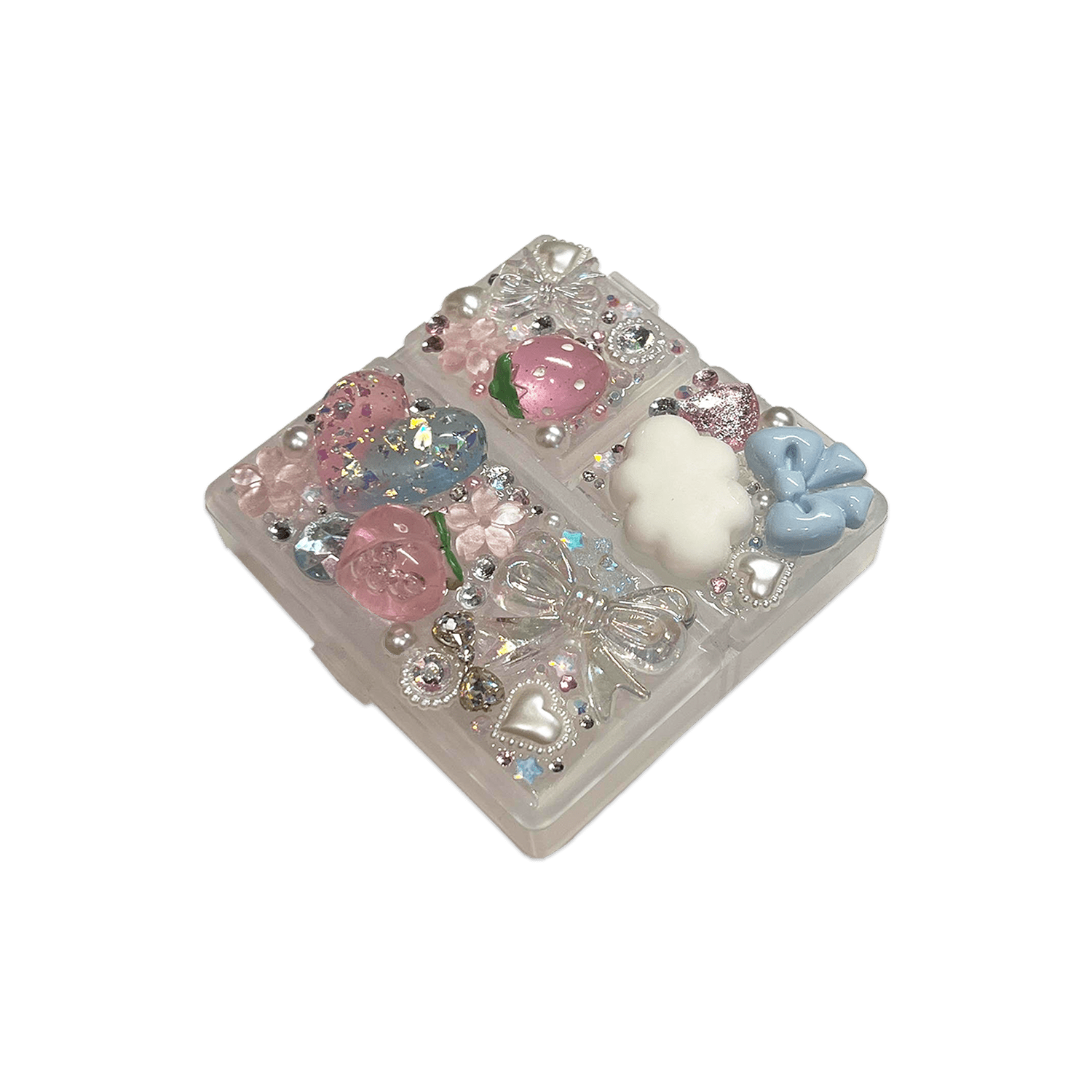 PASTEL DREAMS { BLUE / PINK } DECODEN TRINKET BOX - 3 POCKET - Usagi x Usagi, LLC - Accessories