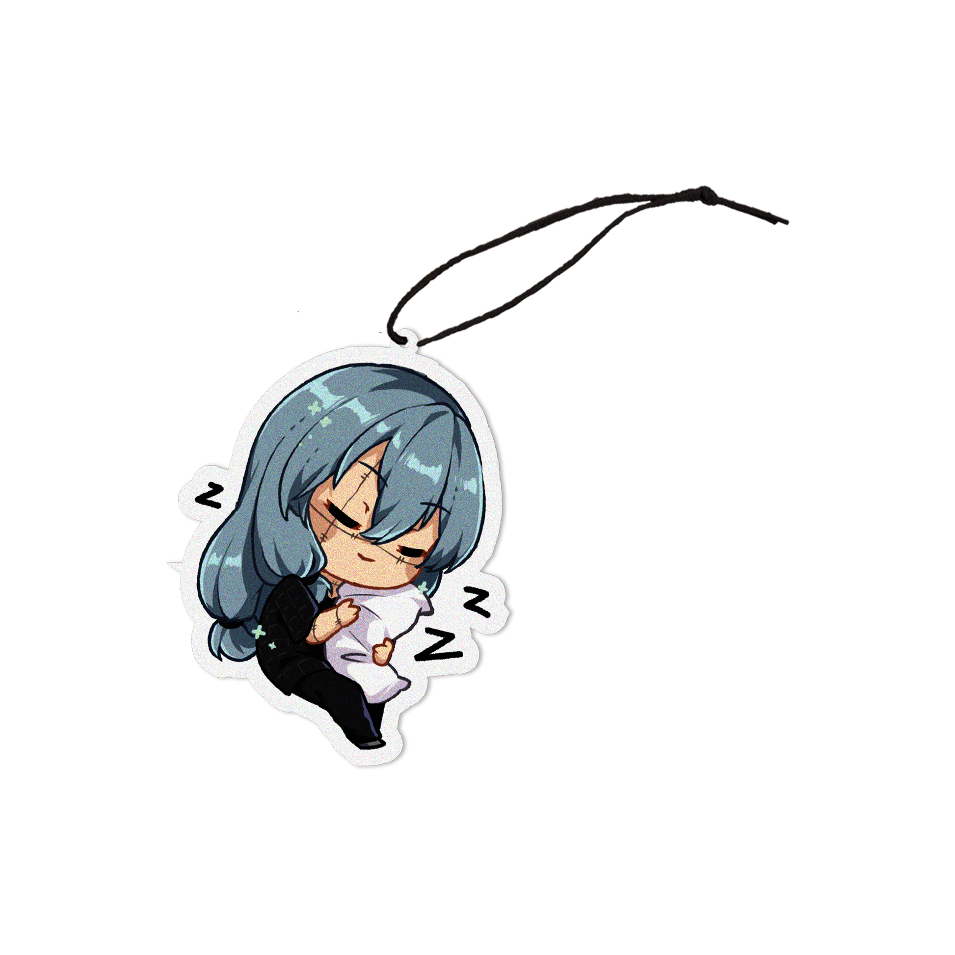 PATCHY MENACE CAR AIR FRESHENER - BLACK ICE - Usagi x Usagi, LLC - Air Freshener