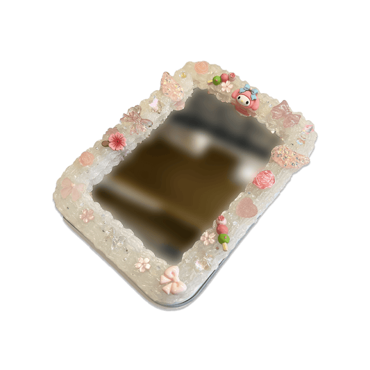 PINK BUNNY WHIPPED DECODEN MIRROR - Usagi x Usagi, LLC - Accessories