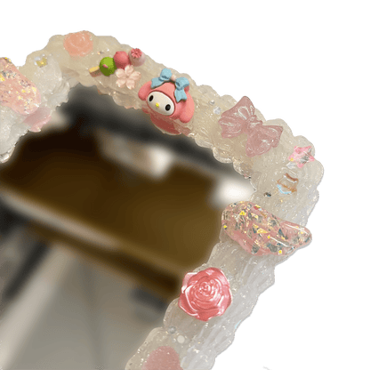 PINK BUNNY WHIPPED DECODEN MIRROR - Usagi x Usagi, LLC - Accessories