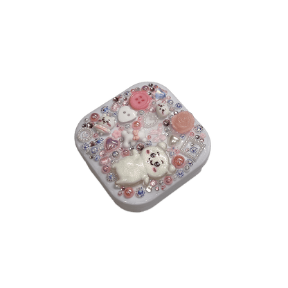 PINK CHII BABY DECODEN SQUARE COMPACT MIRROR - Usagi x Usagi, LLC - Accessories