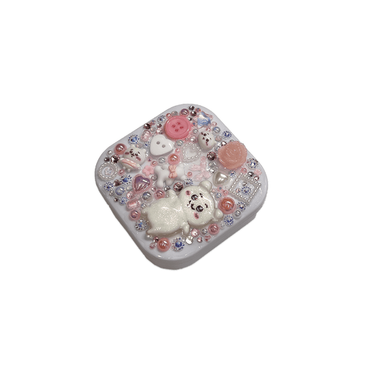 PINK CHII BABY DECODEN SQUARE COMPACT MIRROR - Usagi x Usagi, LLC - Accessories