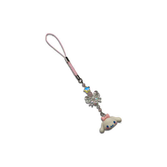 PINK DREAMY PUPPY SPECIALTY PHONE CHARM - Usagi x Usagi, LLC - Keychains