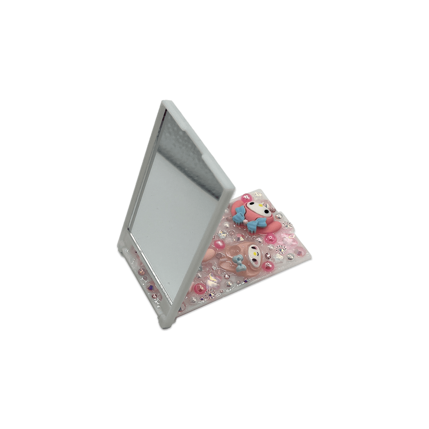 PINK MELO BUN DECODEN POCKET MIRROR - Usagi x Usagi, LLC - Accessories