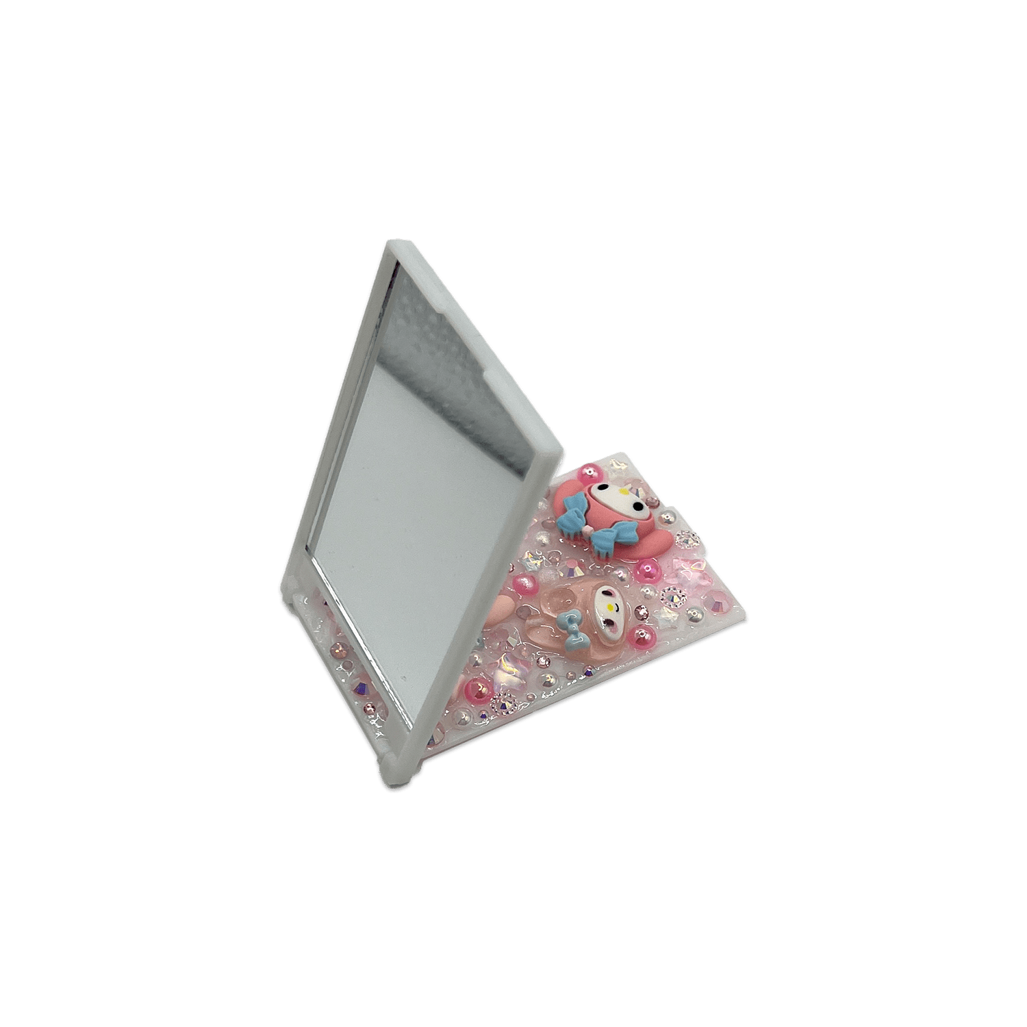 PINK MELO BUN DECODEN POCKET MIRROR - Usagi x Usagi, LLC - Accessories