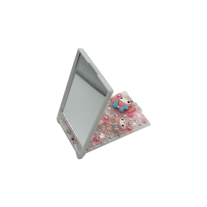 PINK MELO BUN DECODEN POCKET MIRROR - Usagi x Usagi, LLC - Accessories