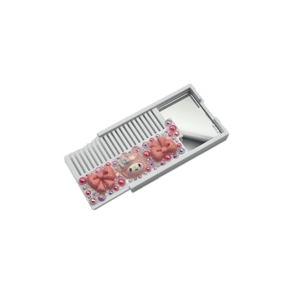 PINK MELO BUNNY DECODEN POCKET MIRROR COMB - Usagi x Usagi, LLC - Accessories