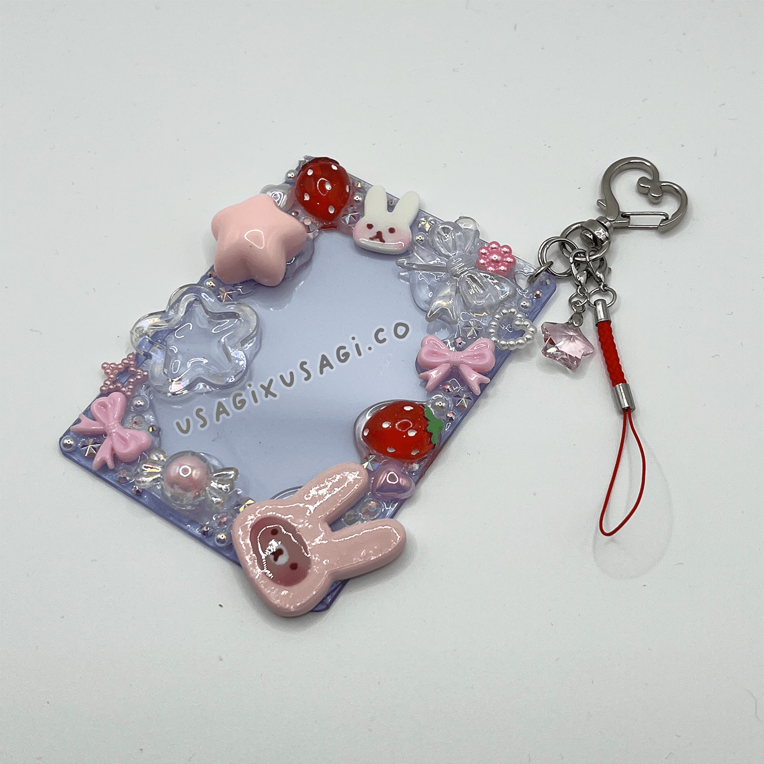 PINK STRAWBUNNY DECODEN TOPLOADER - Usagi x Usagi, LLC - Accessories