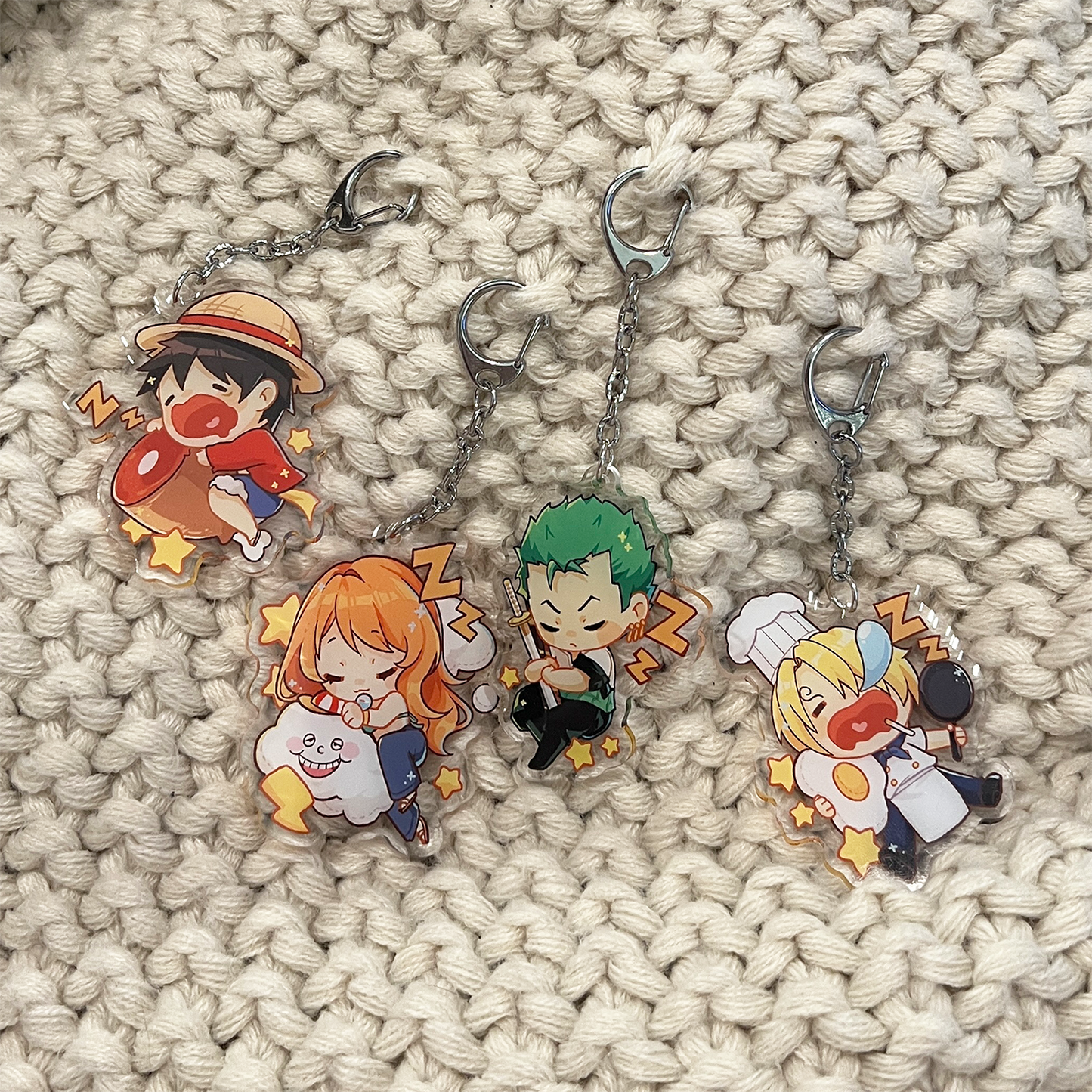 PIRATE SQUAD ACRYLIC KEYCHAIN BUNDLE SET