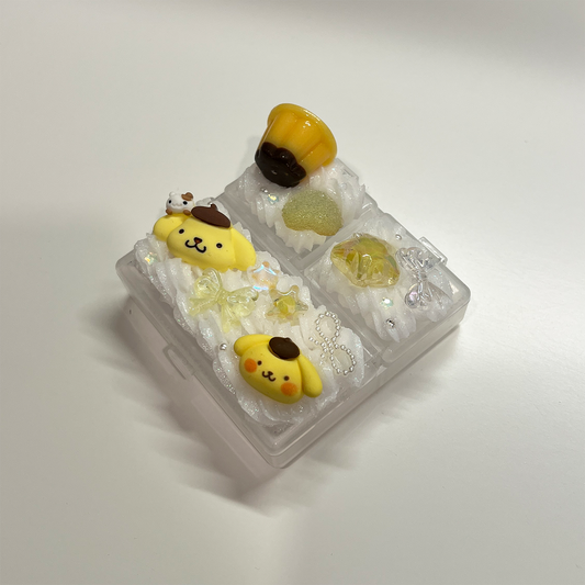 PUDDING PUPPY DECODEN TRINKET BOX - 3 POCKET