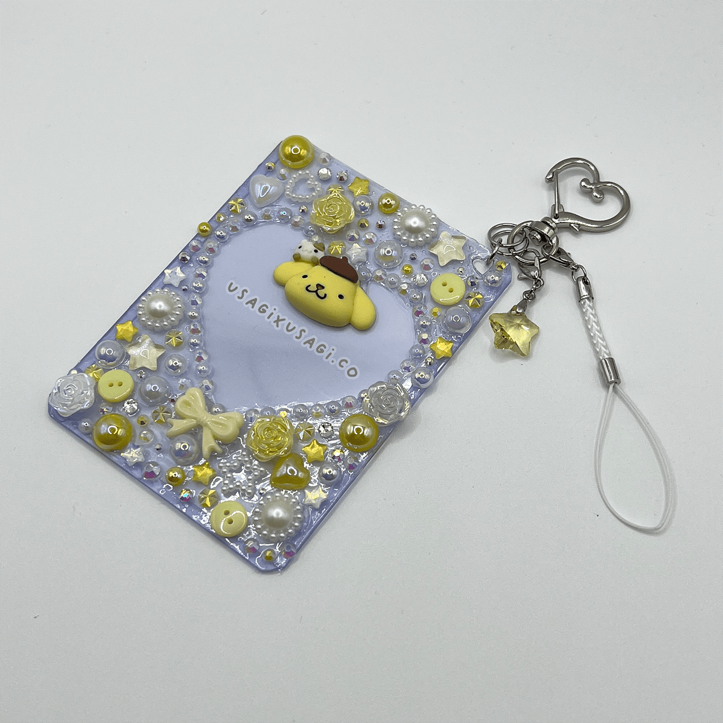PUDDING PUP HEART FRAME DECODEN TOPLOADER - Usagi x Usagi, LLC - Accessories