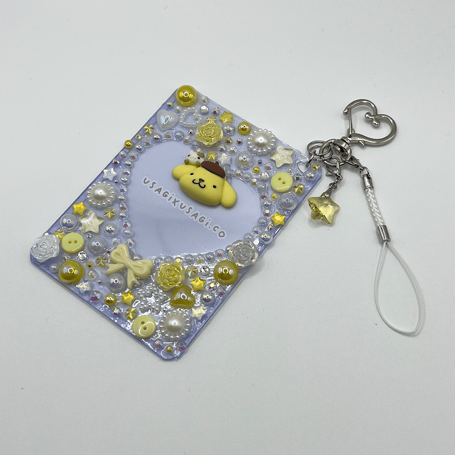 PUDDING PUP HEART FRAME DECODEN TOPLOADER - Usagi x Usagi, LLC - Accessories
