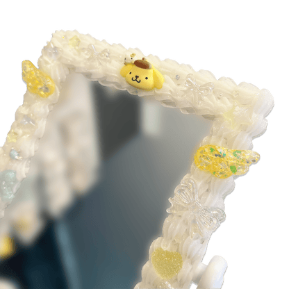 PUDDING PUPPY WHIPPED DECODEN MIRROR + JEWELRY TRAY - Usagi x Usagi, LLC - Accessories