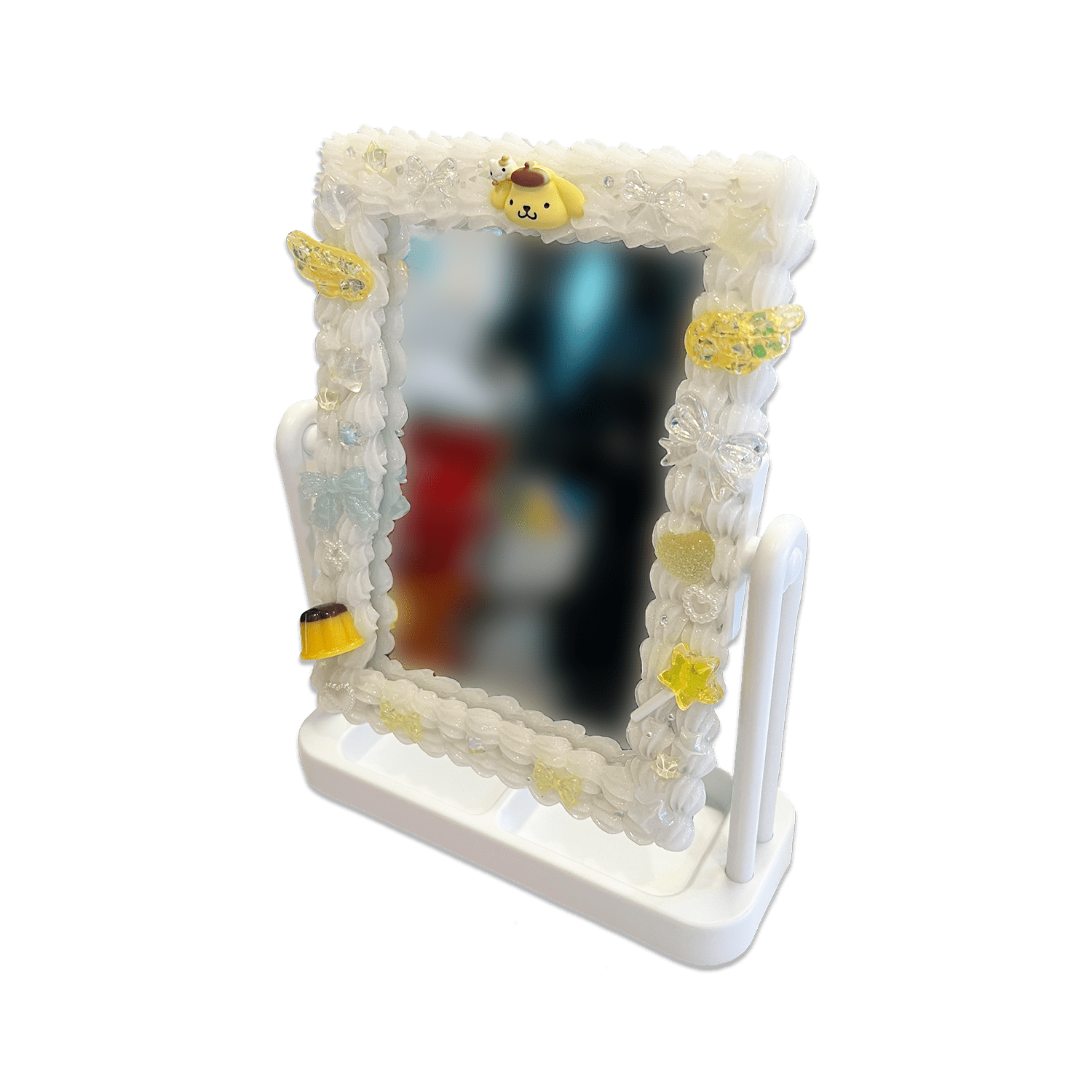 PUDDING PUPPY WHIPPED DECODEN MIRROR + JEWELRY TRAY - Usagi x Usagi, LLC - Accessories