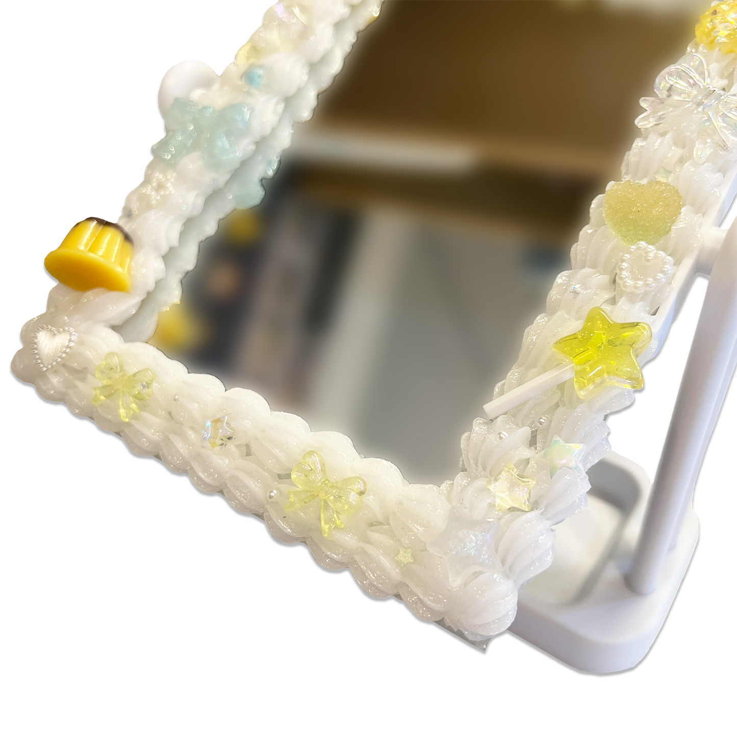 PUDDING PUPPY WHIPPED DECODEN MIRROR + JEWELRY TRAY